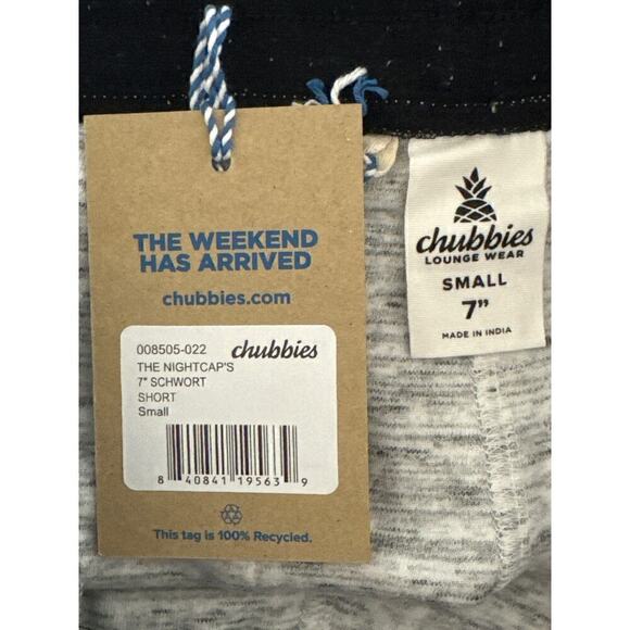 Chubbies Men's The Night Cap's 7" Inseam Velour SCHWORT Short SMALL NWT - Picture 10 of 10